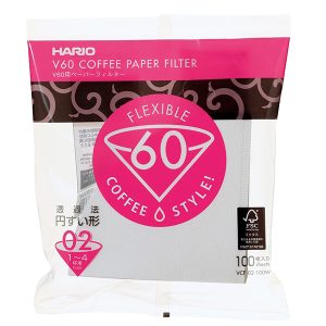 Hario filtri 100 kom V60-02 bel