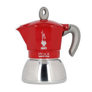 Bialetti New Moka Induction 2 Tz rdeča